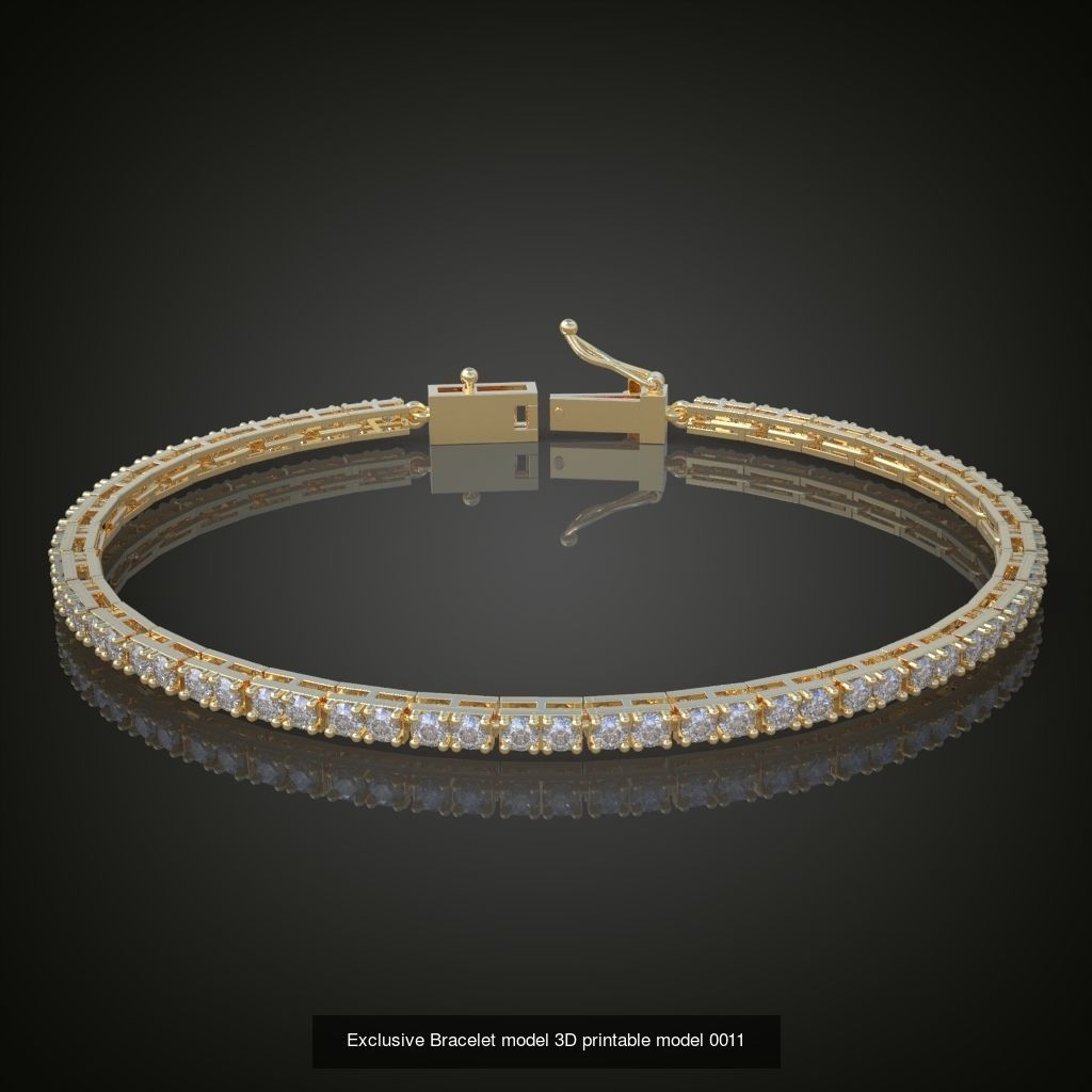 My 98 Beautiful and Graceful 3d printable Bracelet  models  3D Model Collection_60