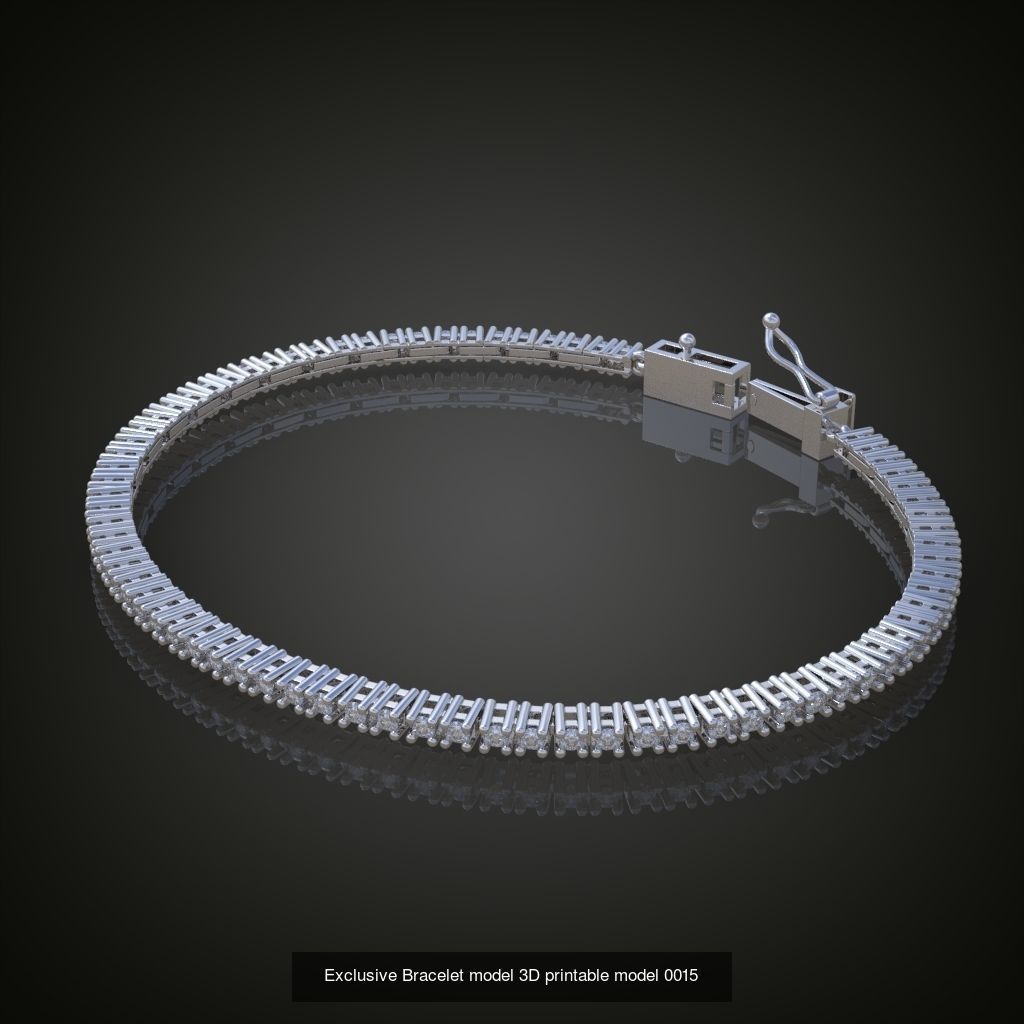 My 98 Beautiful and Graceful 3d printable Bracelet  models  3D Model Collection_64