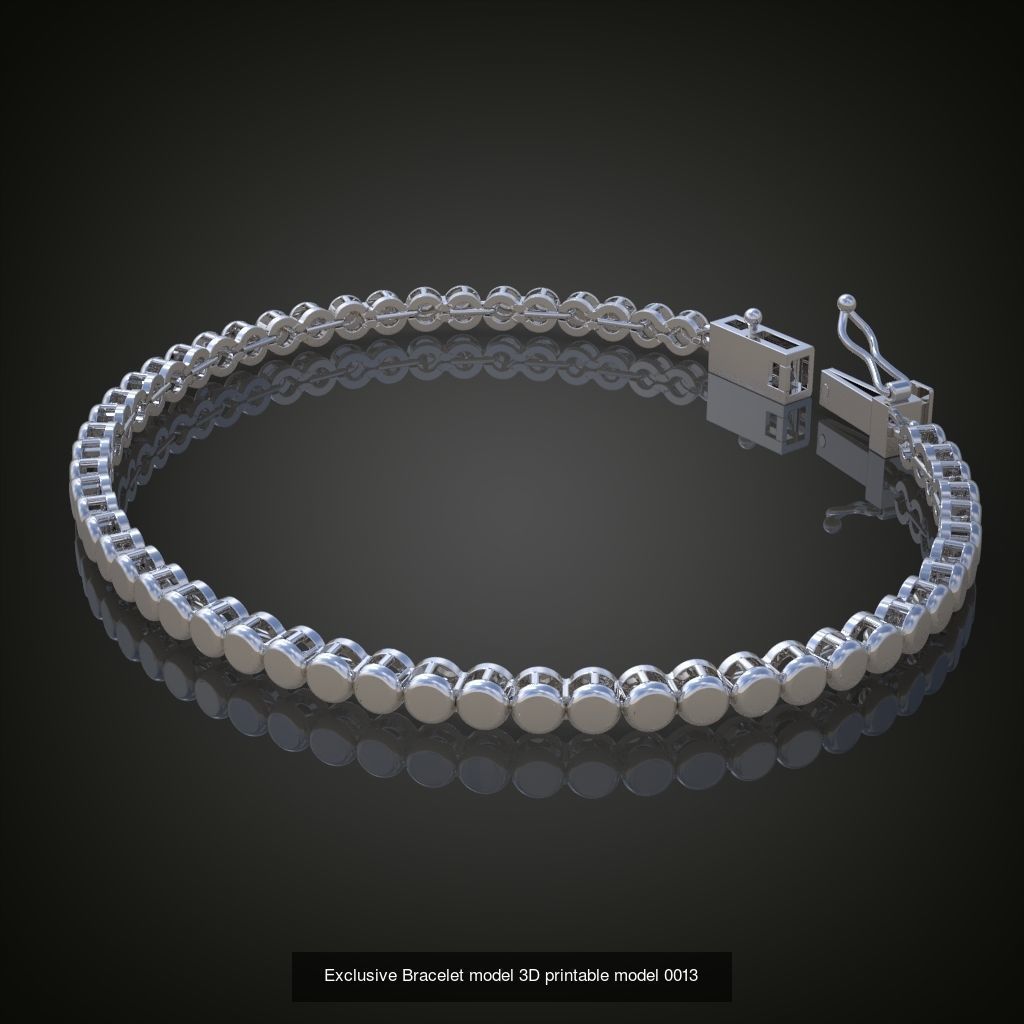 My 98 Beautiful and Graceful 3d printable Bracelet  models  3D Model Collection_62