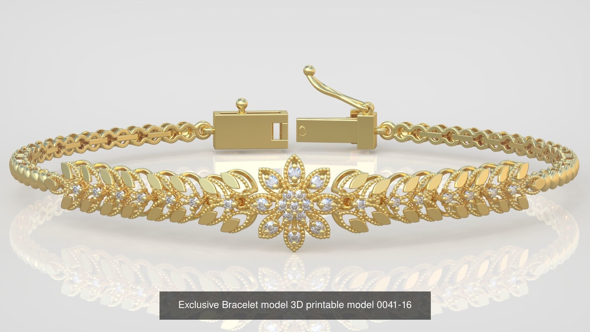 My 98 Beautiful and Graceful 3d printable Bracelet  models  3D Model Collection_92