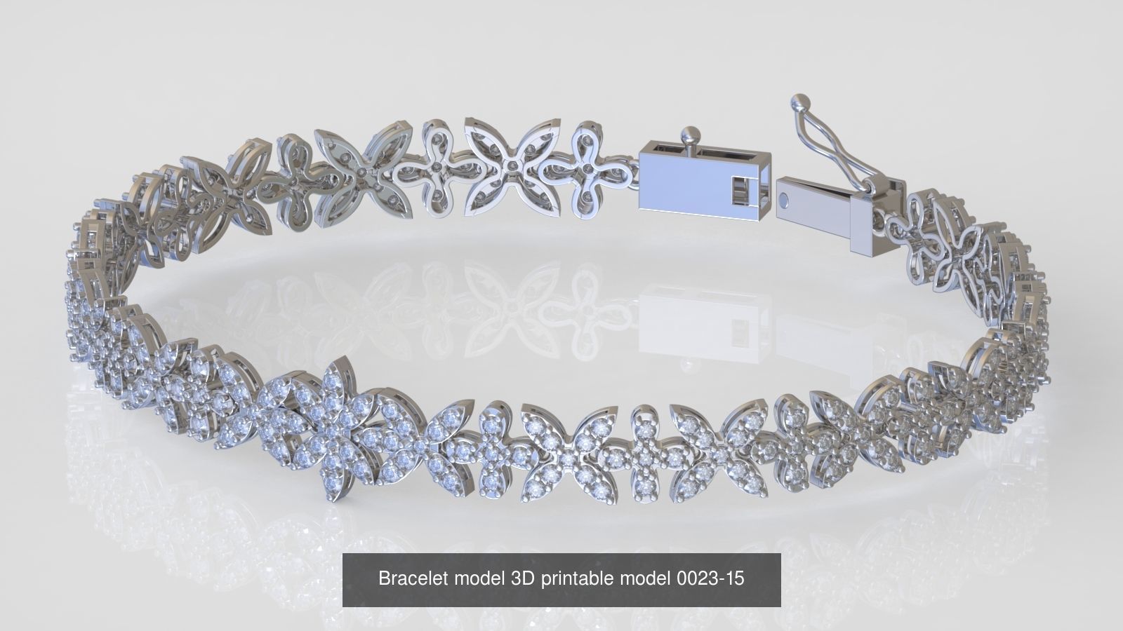 My 98 Beautiful and Graceful 3d printable Bracelet  models  3D Model Collection_123