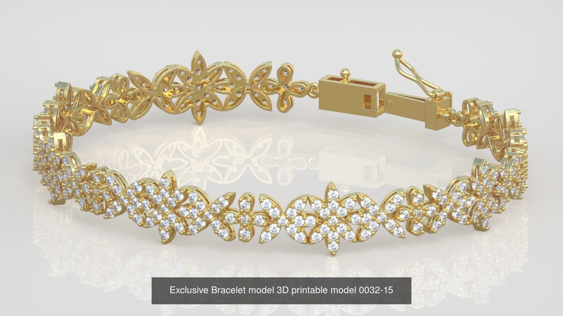 My 98 Beautiful and Graceful 3d printable Bracelet  models  3D Model Collection_83