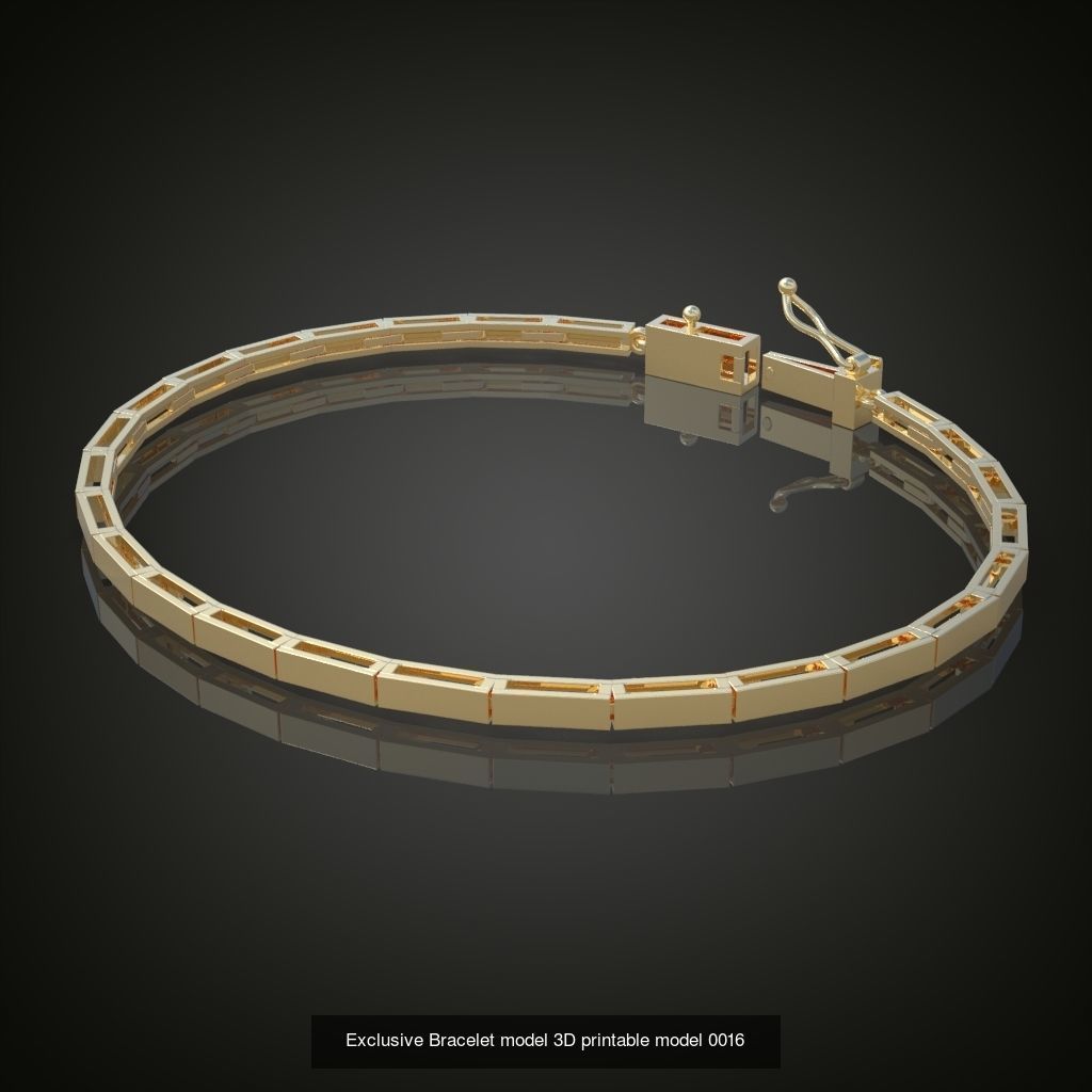 My 98 Beautiful and Graceful 3d printable Bracelet  models  3D Model Collection_65