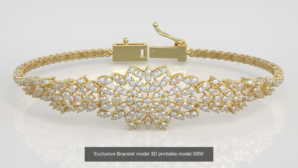 My 98 Beautiful and Graceful 3d printable Bracelet  models  3D Model Collection_101