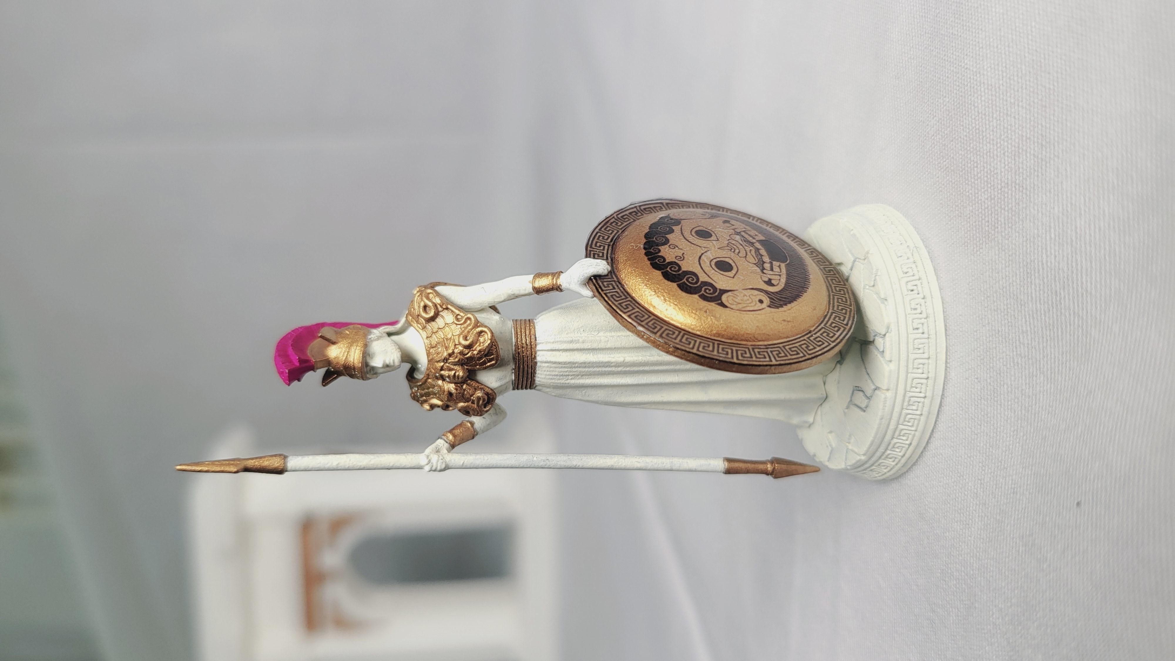Athena the goddess of war 3D print model_4