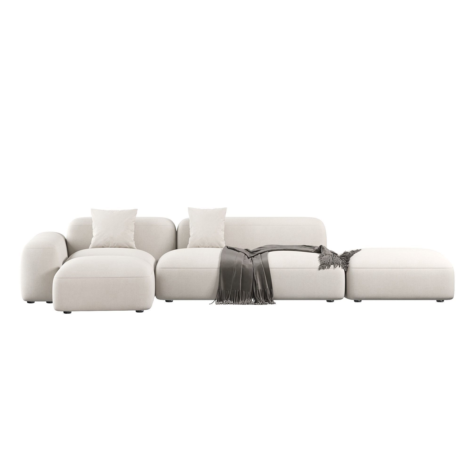 Customizable Sofa Lapis E019 3D model_5
