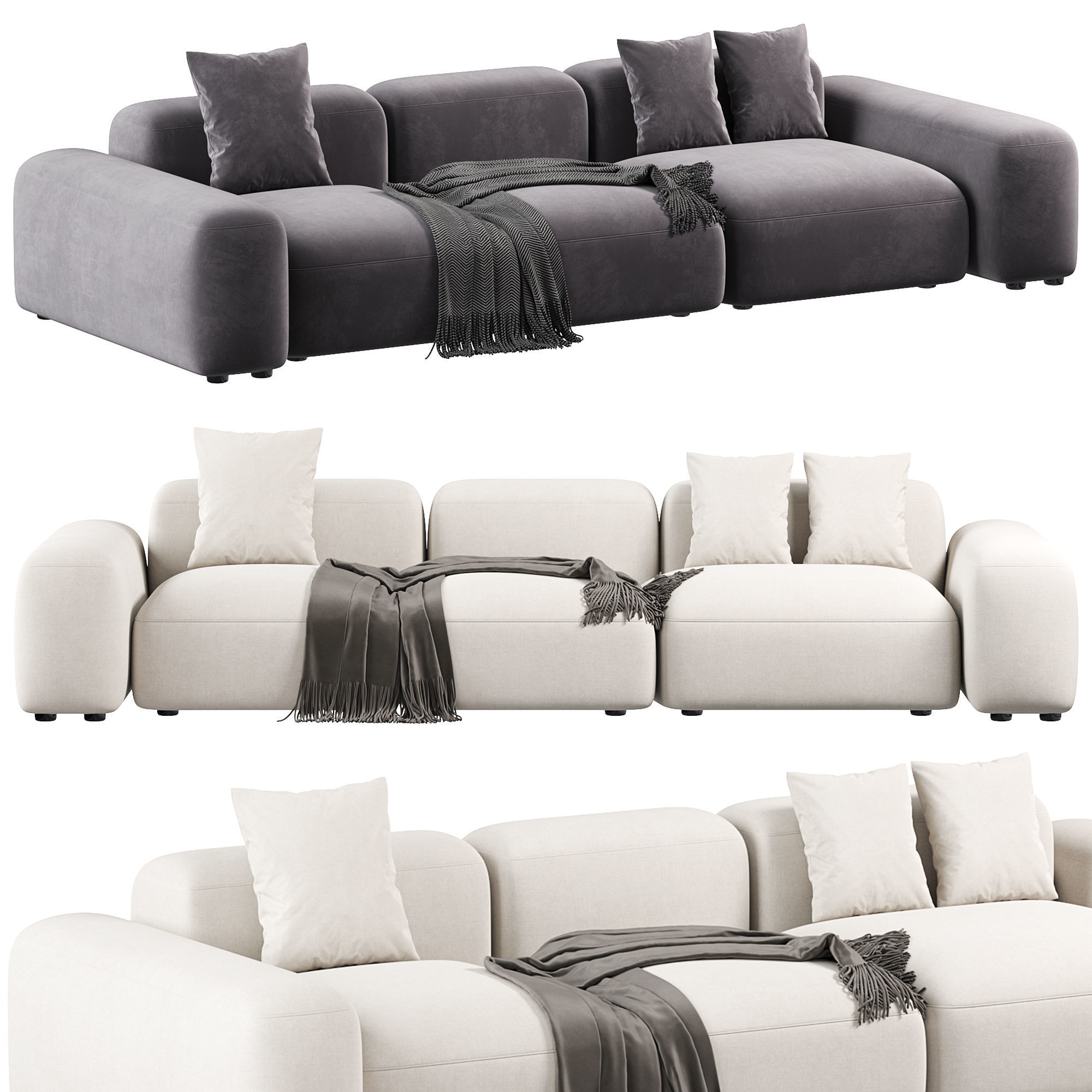 Sofa Lapis 296 3D model_2