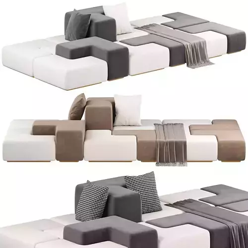 Yin Yang Sofa 3D model