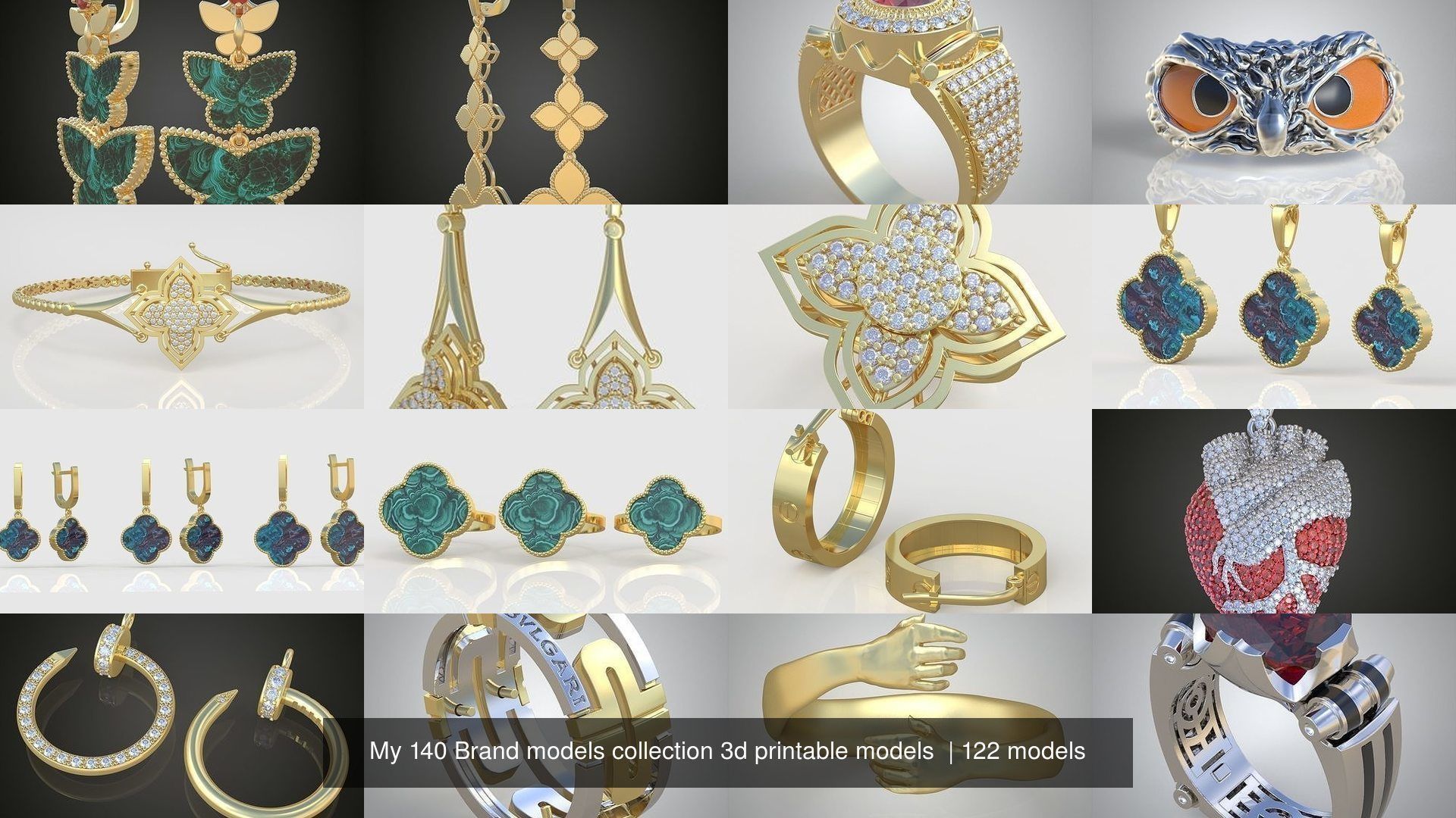 My 140 Brand models collection 3d printable models  _877