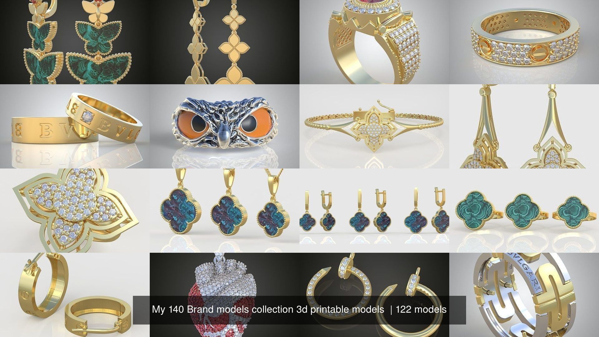 My 140 Brand models collection 3d printable models  _823