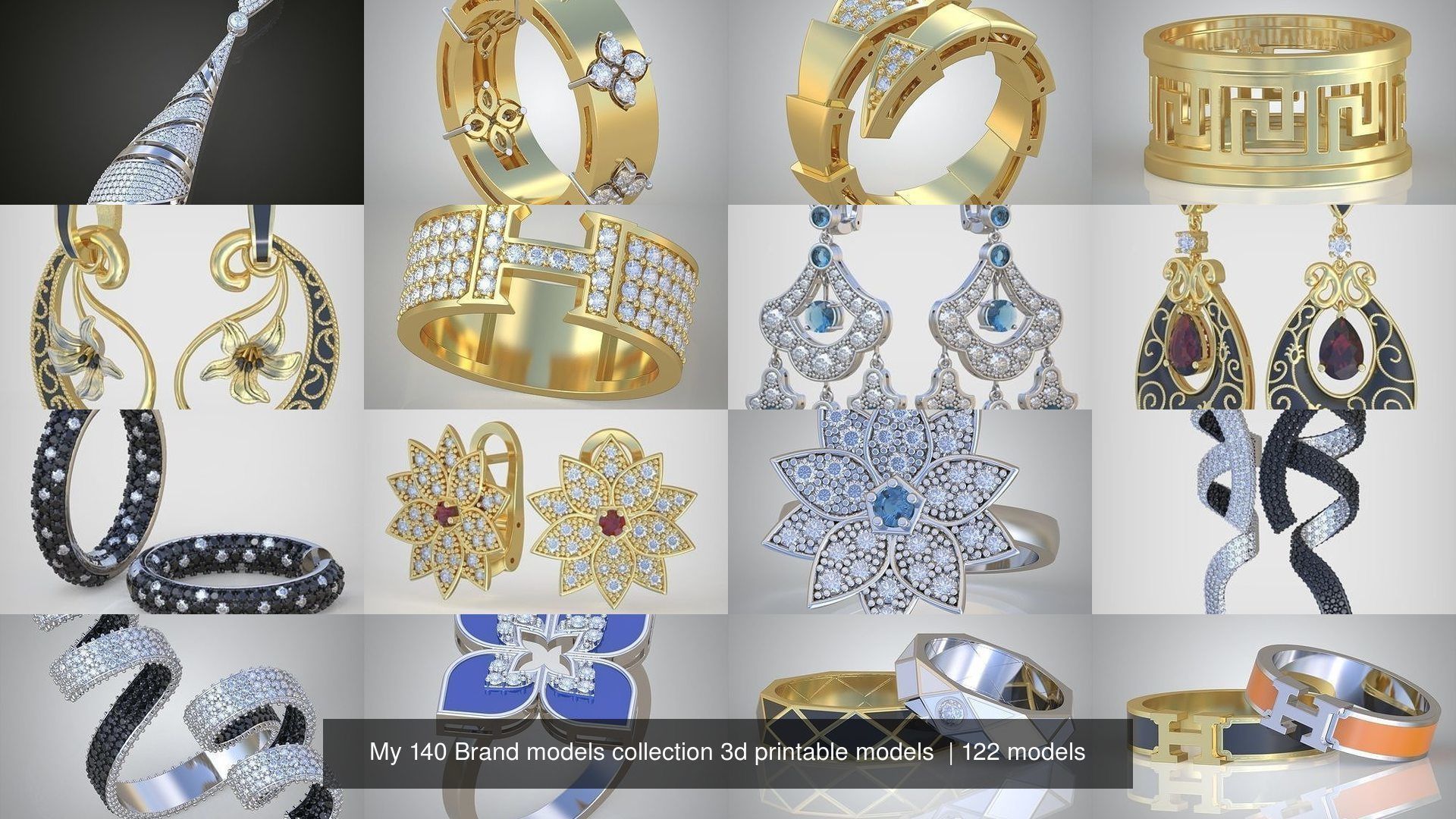 My 140 Brand models collection 3d printable models  _1915