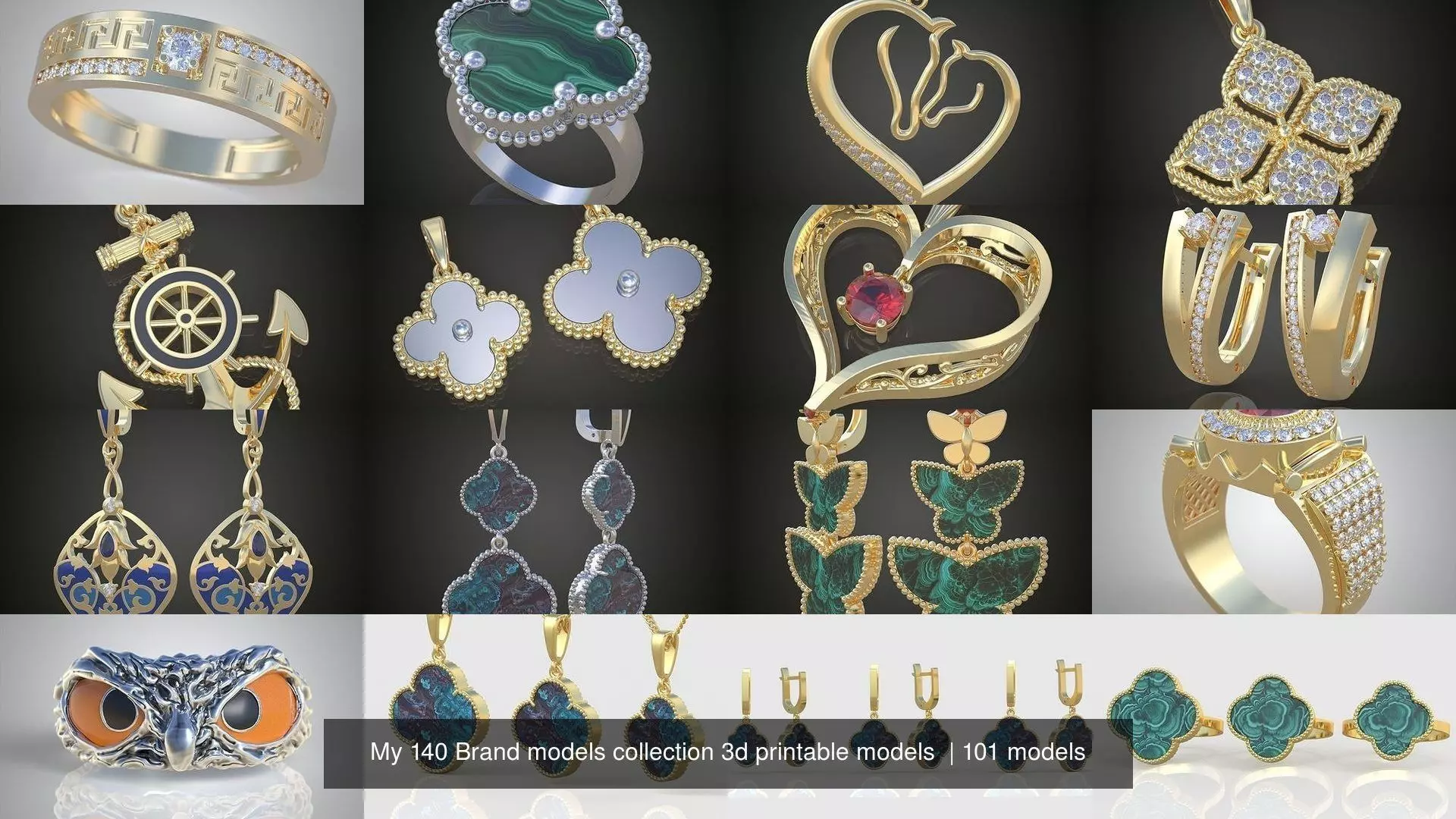 My 140 Brand models collection 3d printable models  _573