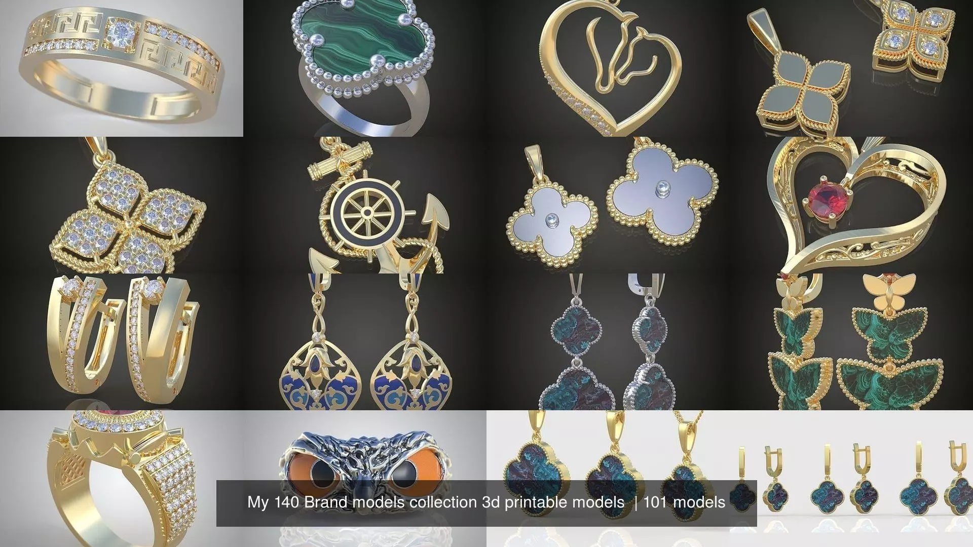 My 140 Brand models collection 3d printable models  _570