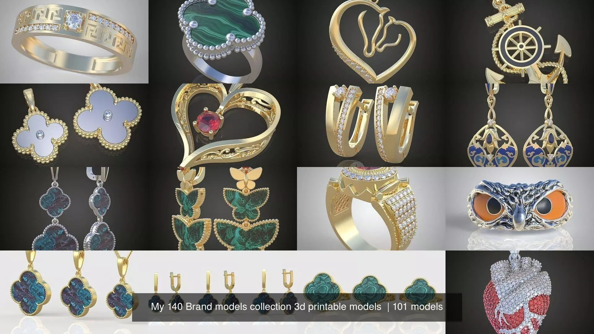 My 140 Brand models collection 3d printable models  _575