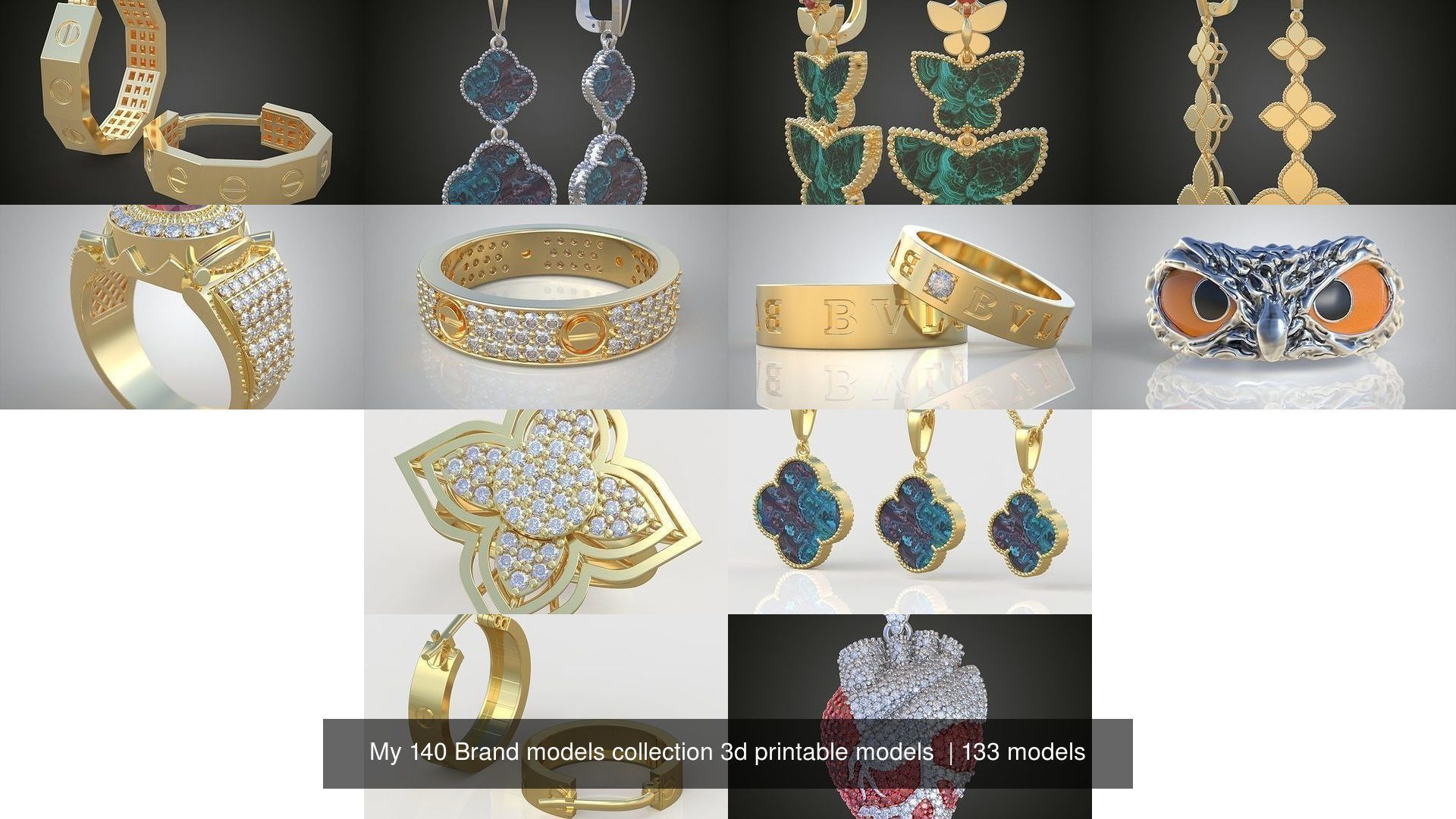 My 140 Brand models collection 3d printable models  _664