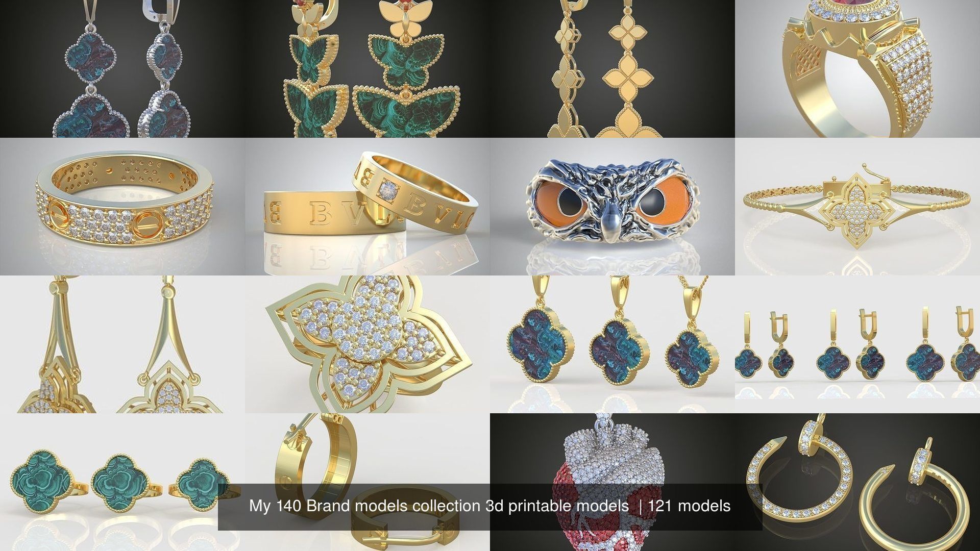 My 140 Brand models collection 3d printable models  _1011