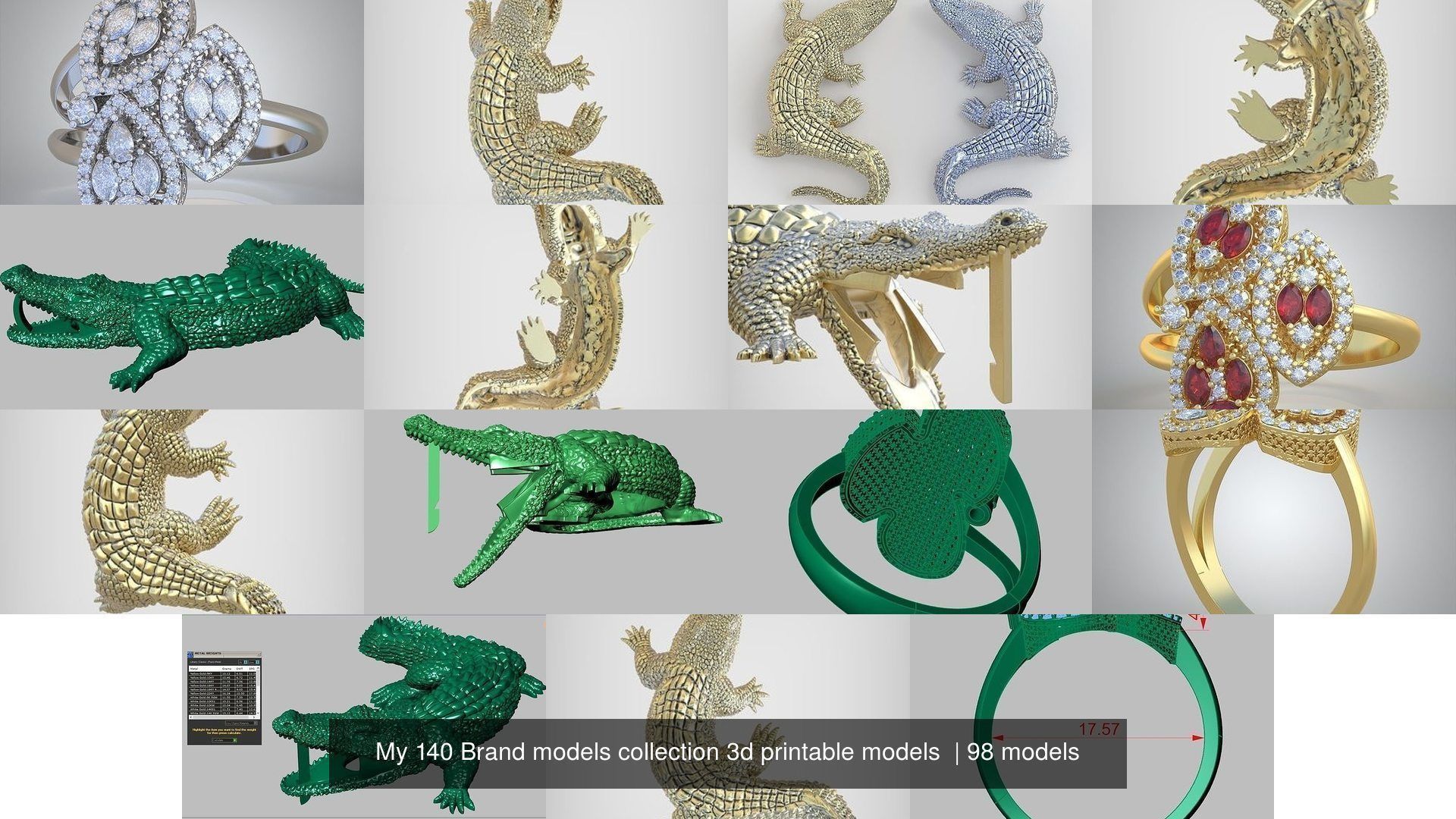 My 140 Brand models collection 3d printable models  _2899
