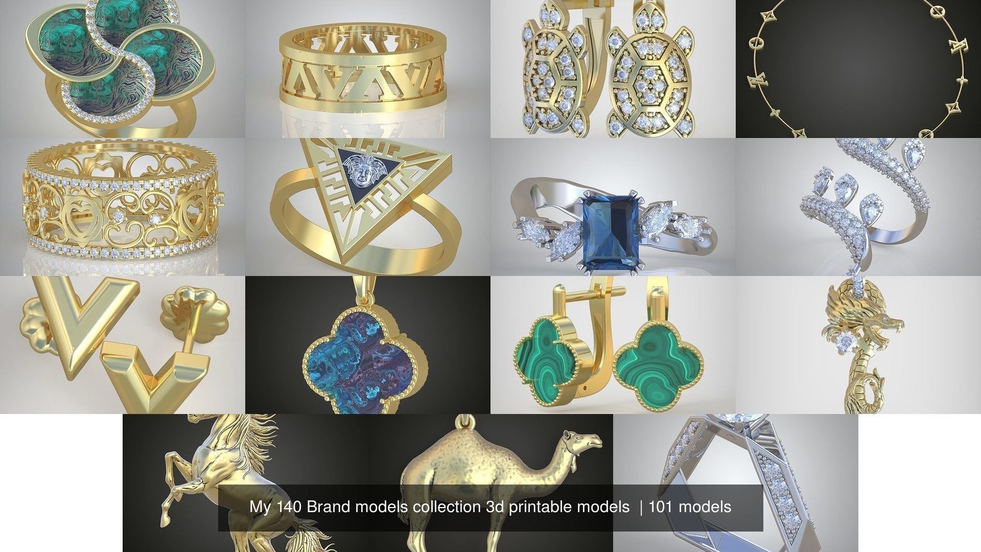 My 140 Brand models collection 3d printable models  _2848