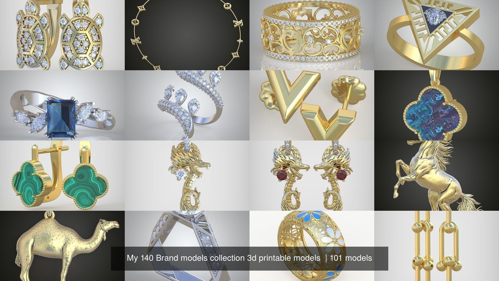 My 140 Brand models collection 3d printable models  _2841