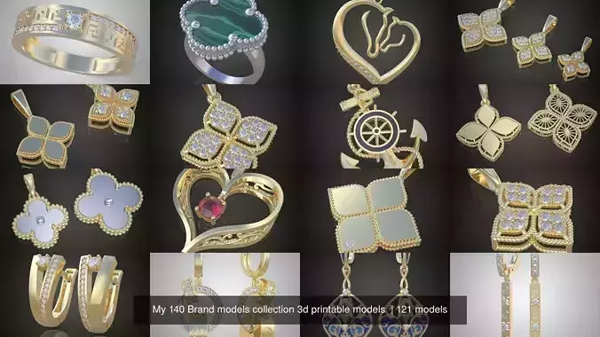 My 140 Brand models collection 3d printable models 