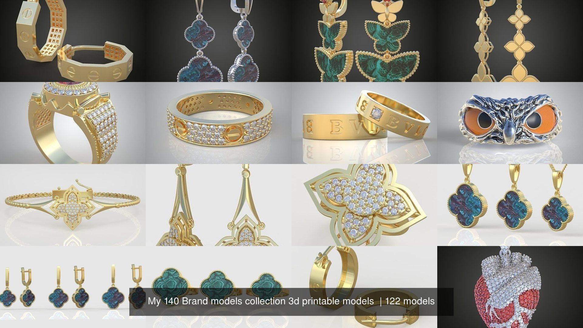 My 140 Brand models collection 3d printable models  _831