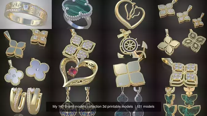 My 140 Brand models collection 3d printable models 