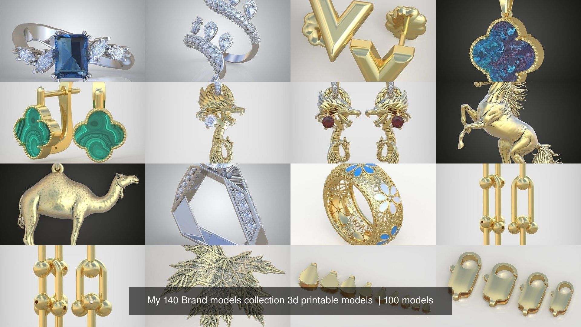 My 140 Brand models collection 3d printable models  _2849