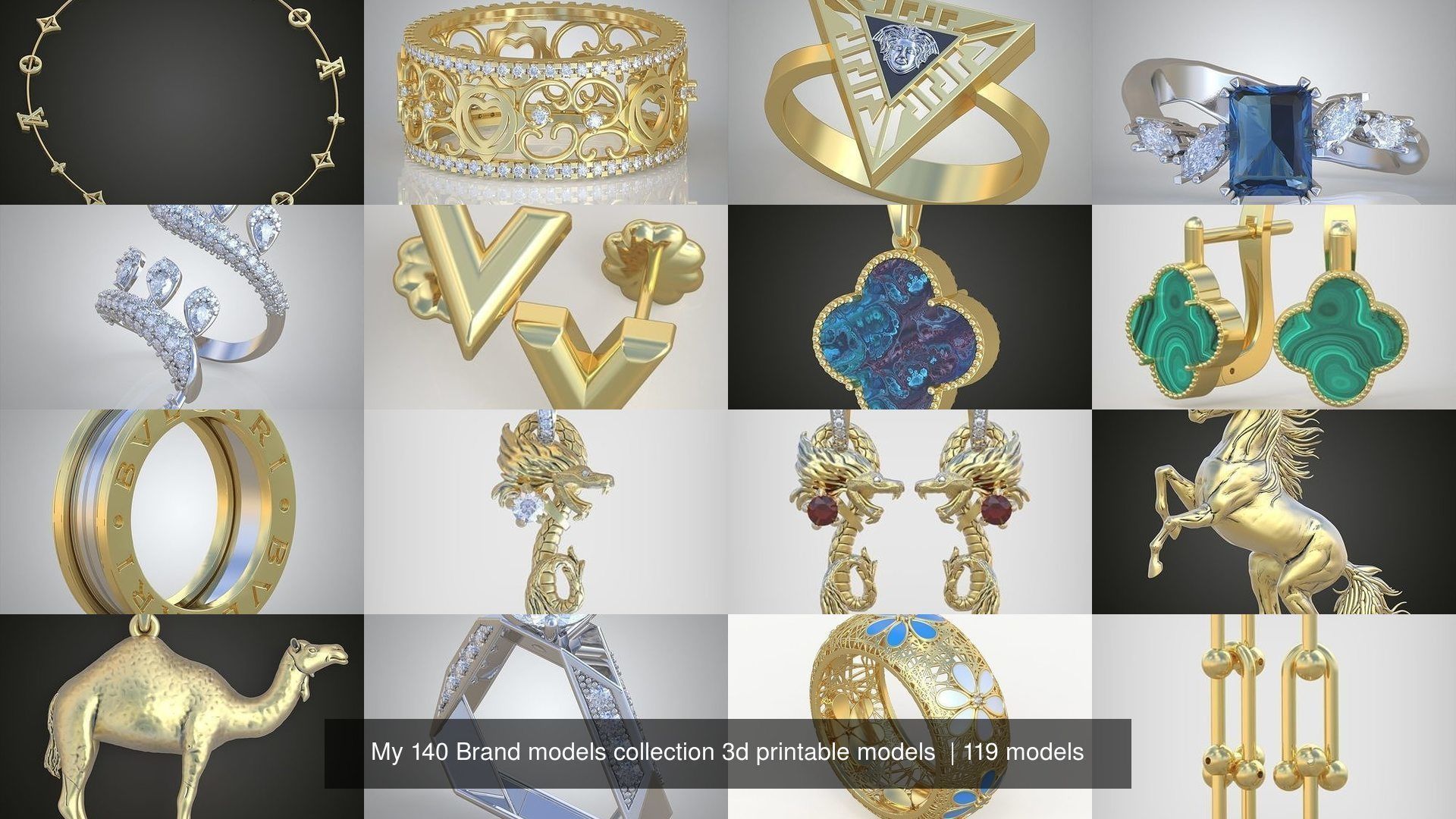 My 140 Brand models collection 3d printable models  _2860