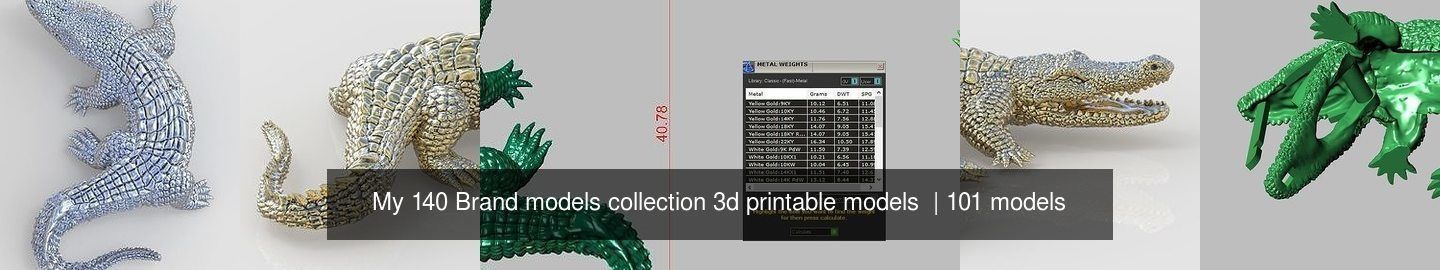 My 140 Brand models collection 3d printable models  _2914