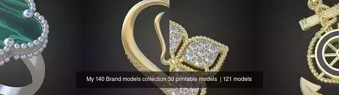 My 140 Brand models collection 3d printable models 