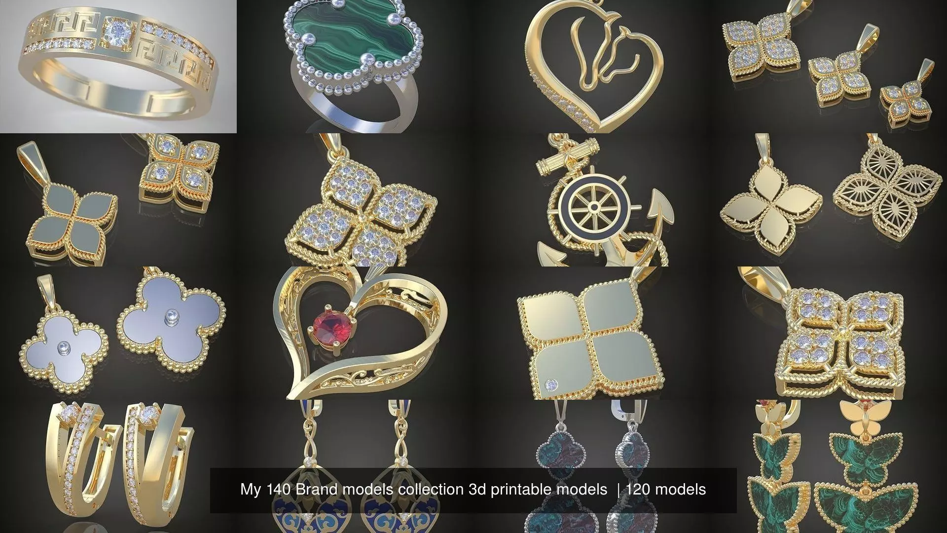 My 140 Brand models collection 3d printable models  _497