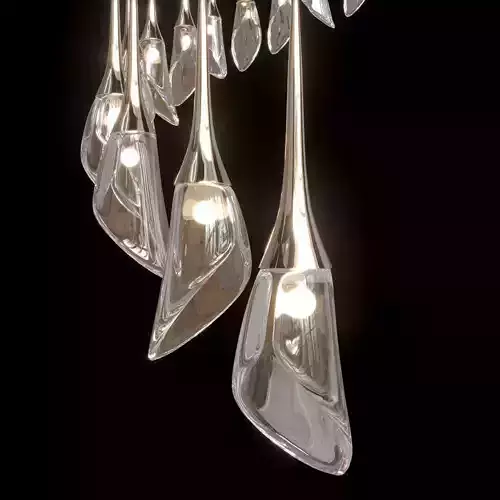 Modern light with 2 version 3D model