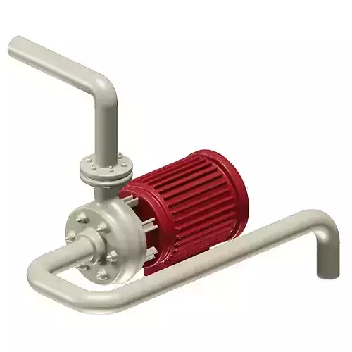 Water Pump Toy 3D model