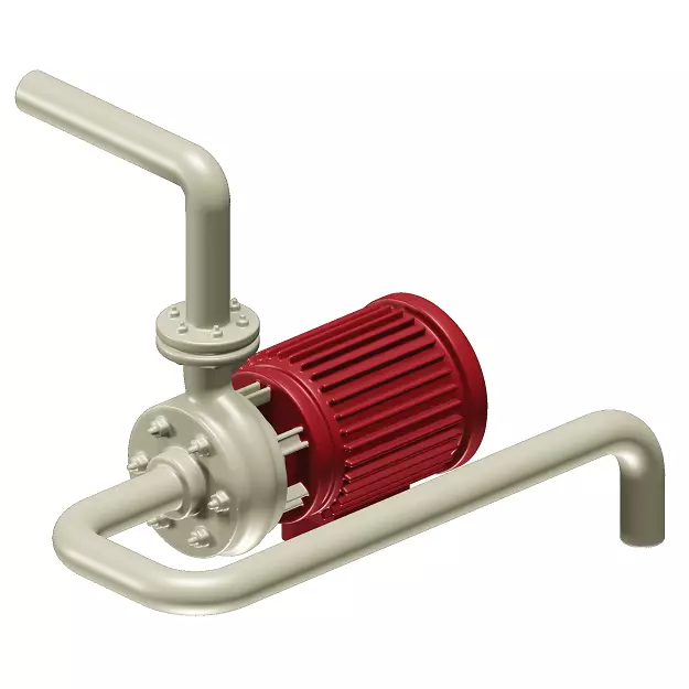 Water Pump Toy 3D model_0