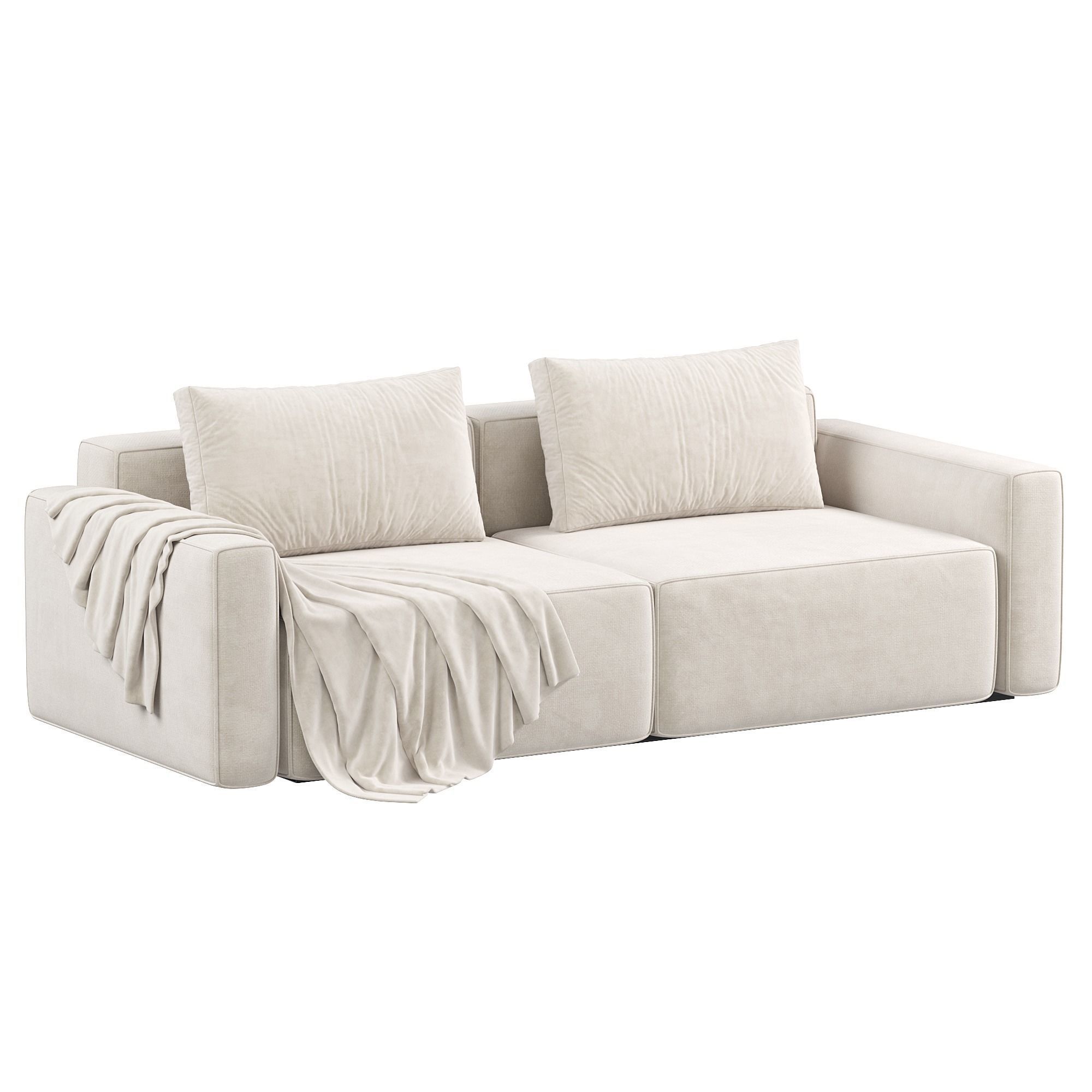 Mix Modular Piece Sofa 2 3D model_8
