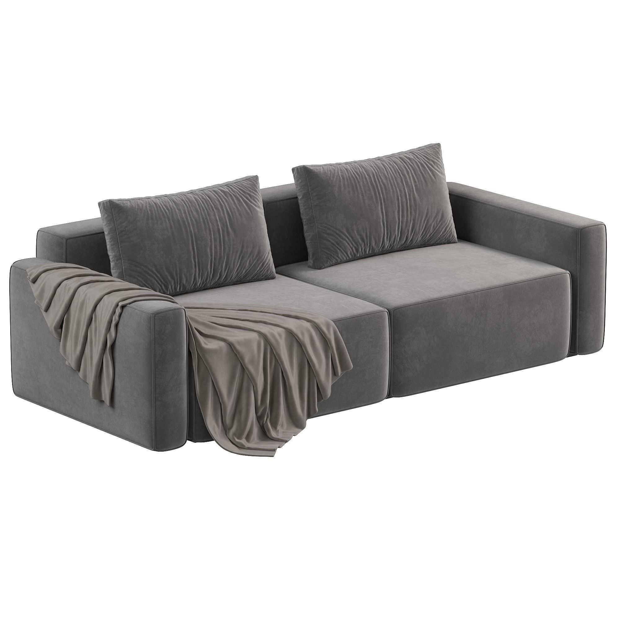 Mix Modular Piece Sofa 2 3D model_7