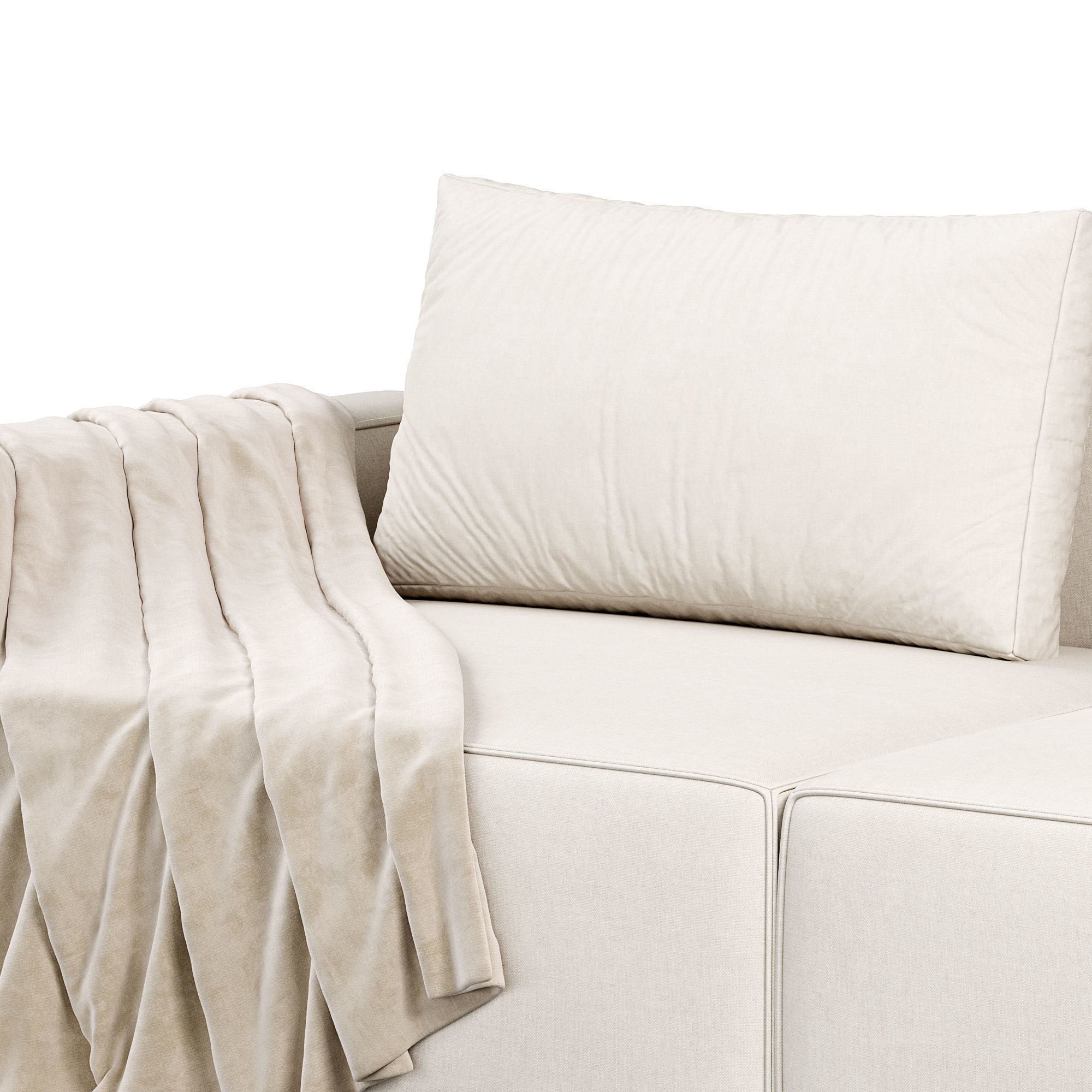 Mix Modular Piece Sofa 2 3D model_4