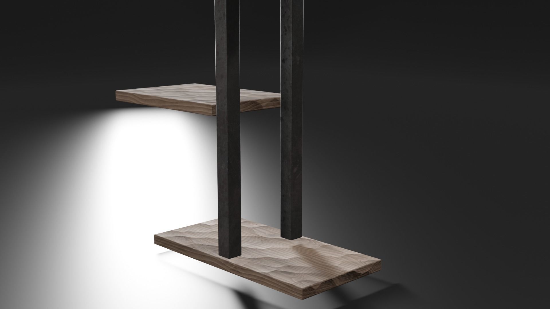 Modern Shelf Design for Flowers Free 3D model_6