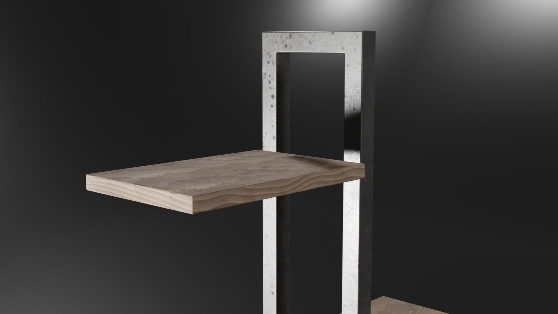 Modern Shelf Design for Flowers Free 3D model_4