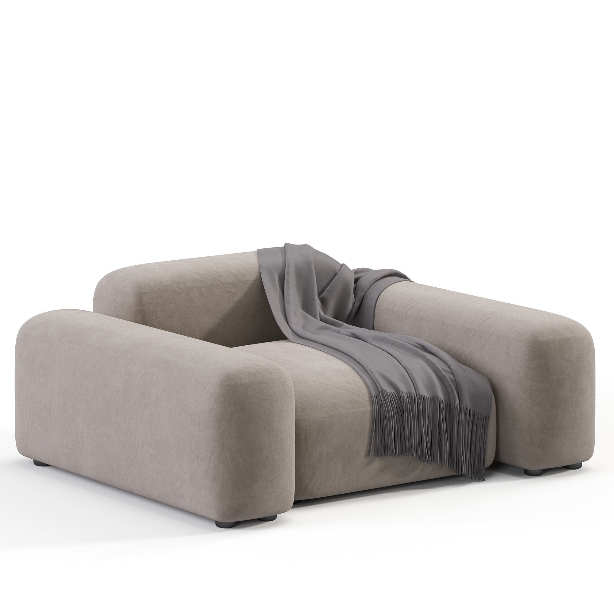  Customizable Armchair Lapis E010 3D model_5