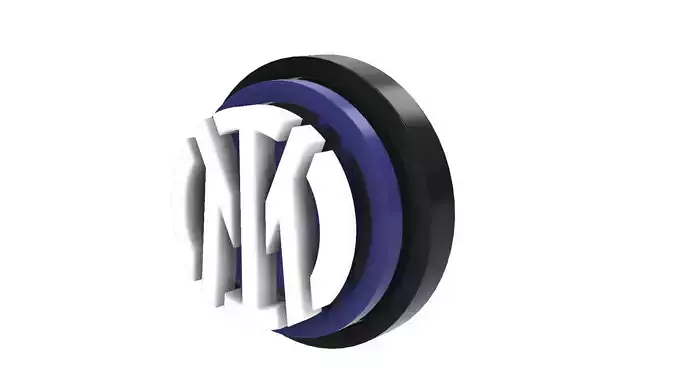 Inter Logo 210mm 3D print model