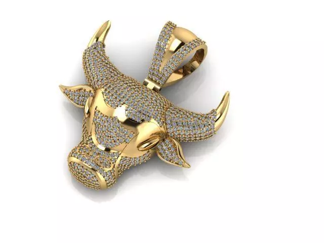 BULL HEAD 3D print model