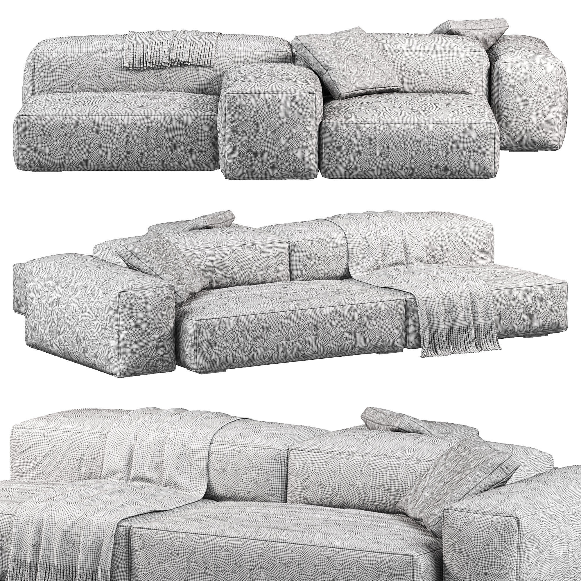  Living Sofa 3D model_6
