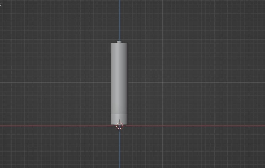 Battery Low-poly 3D model_2