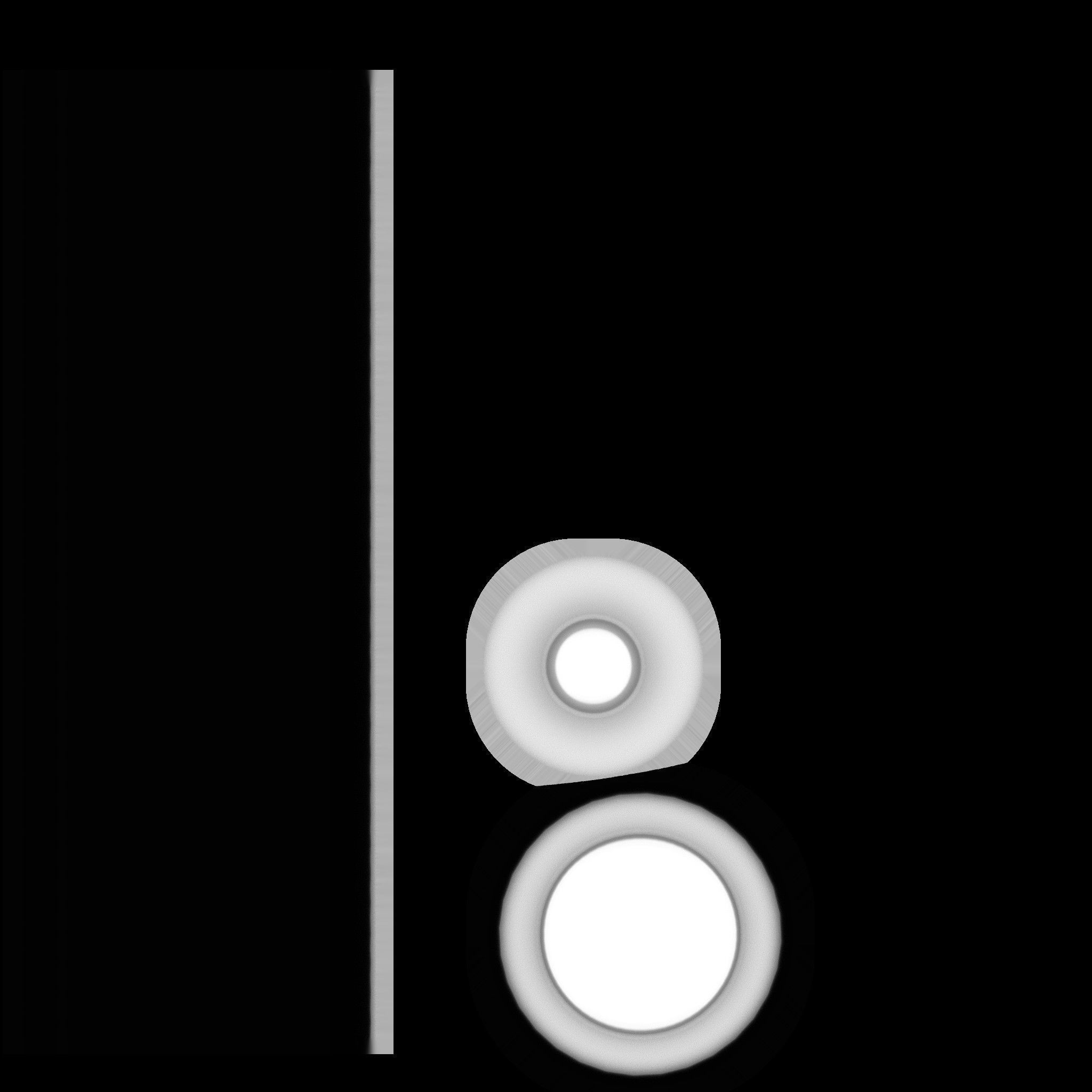 Battery Low-poly 3D model_9