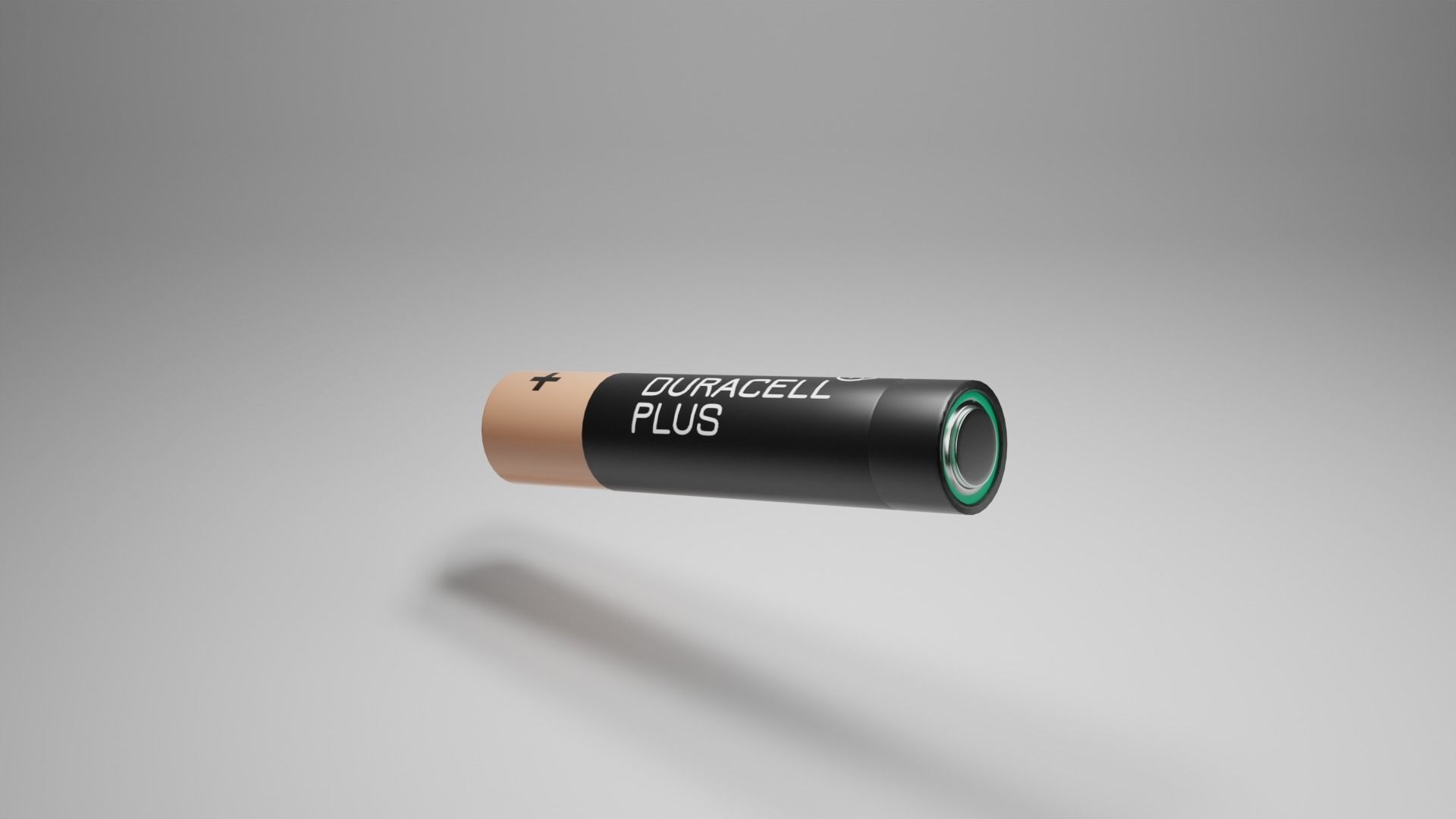 Battery Low-poly 3D model_1