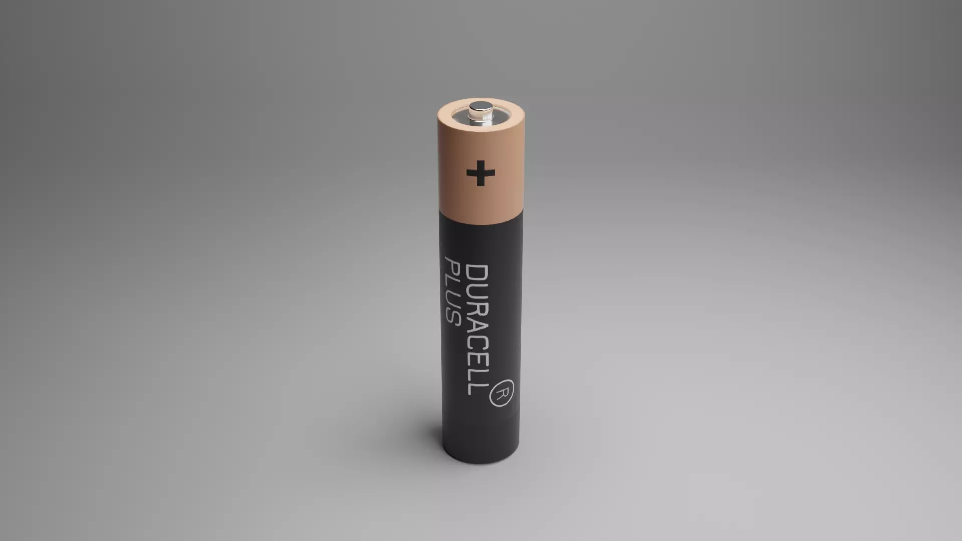 Battery Low-poly 3D model_0
