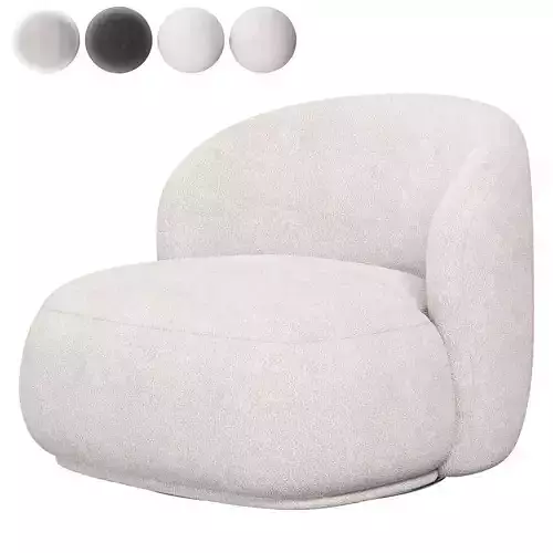 Swivel armchairs LISETTE