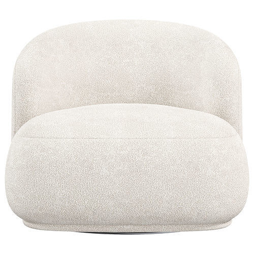 Swivel armchairs LISETTE 3D model 4