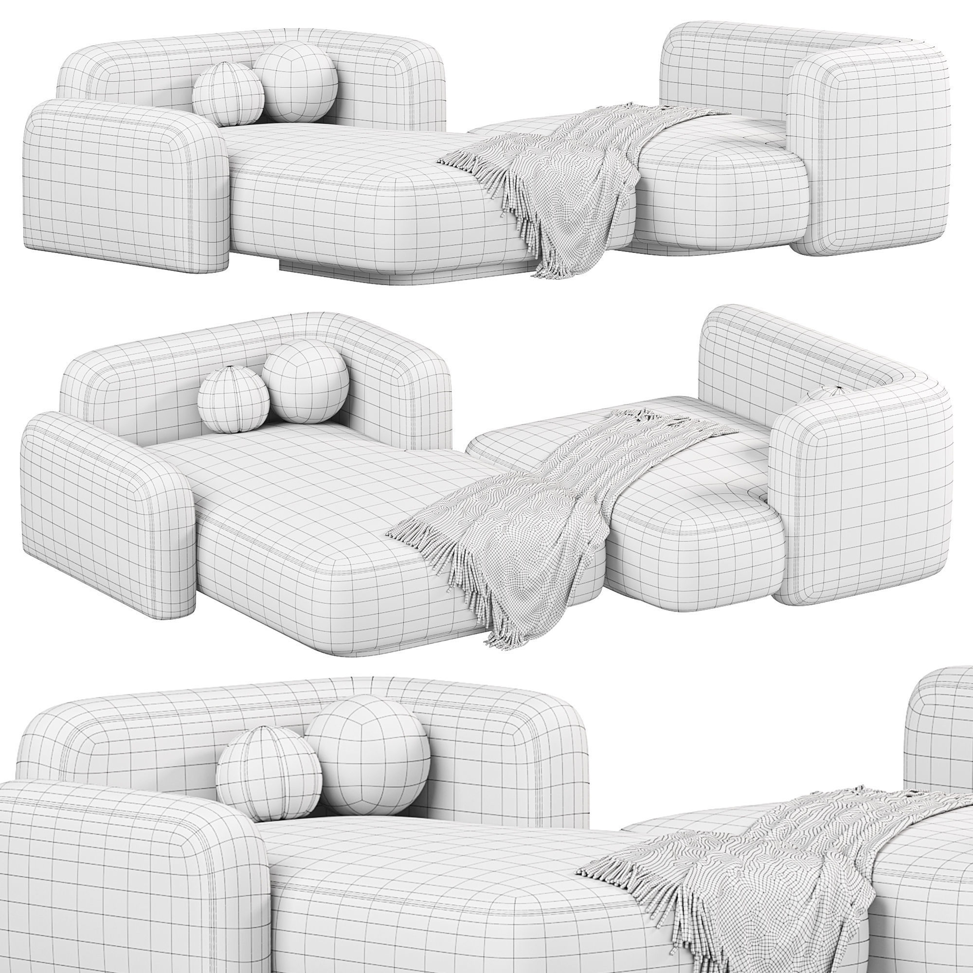 POP SOFA MERIDIENNE 3D model_3